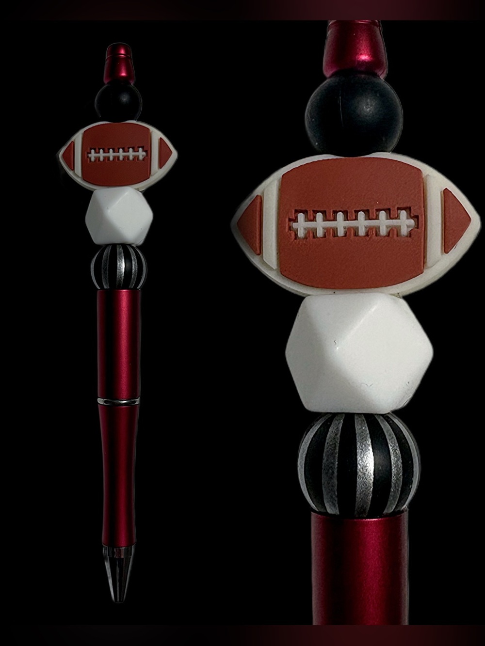 Maryland Football Custom Beaded Pen